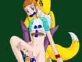 Yiffy Hentai Digimon - Renamon - Triplecardslash(1).gif